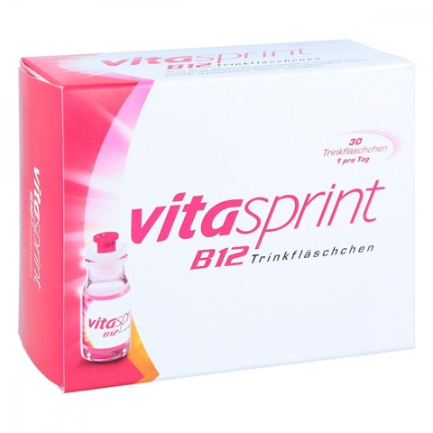 Thuốc bổ thần kinh, tăng sức khỏe, tăng sức đề kháng, hộp 100 lọ - VITASPRINT B12 Trinkfläschchen