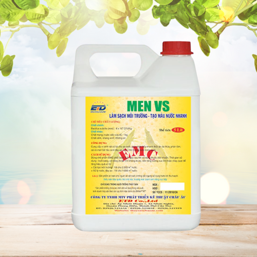 EMC (Men gốc) - Làm Sạch Môi Trường, Gây Màu Nước, Tạo Nguồn Thức Ăn Tự Nhiên, Tăng Cường Tiêu Hóa