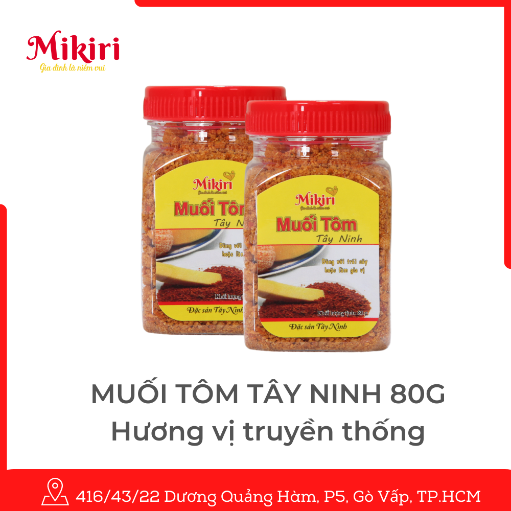Muối tôm vàng Mikiri