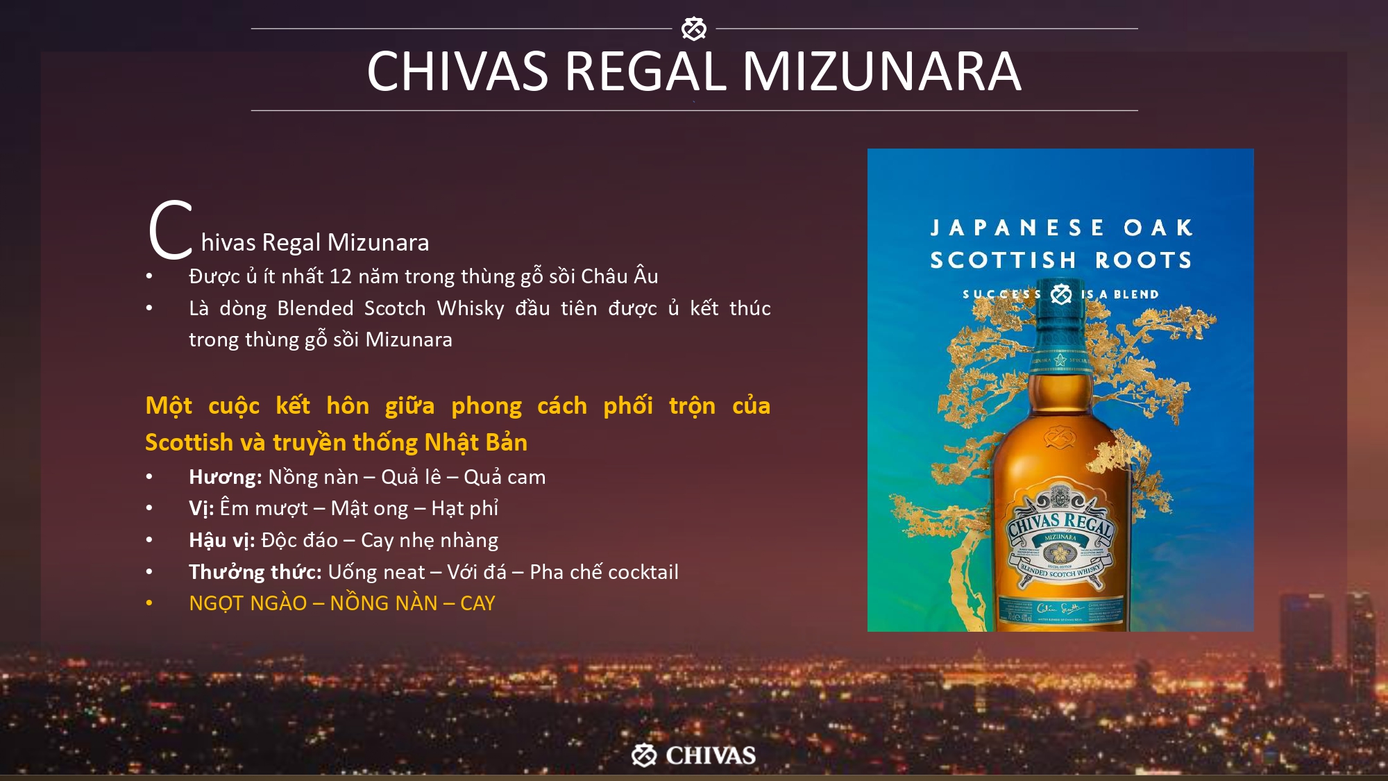 Chivas Regal Mizunara (Blended Scotch Whisky)
