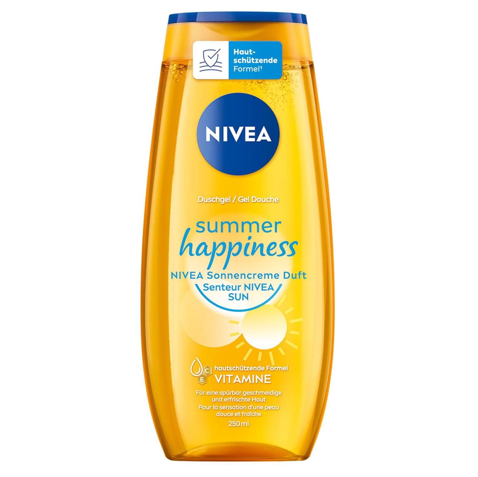 Sữa tắm NIVEA SUMMER với lô hội, vitamin C & E - Mùa hè hạnh phúc 250ml