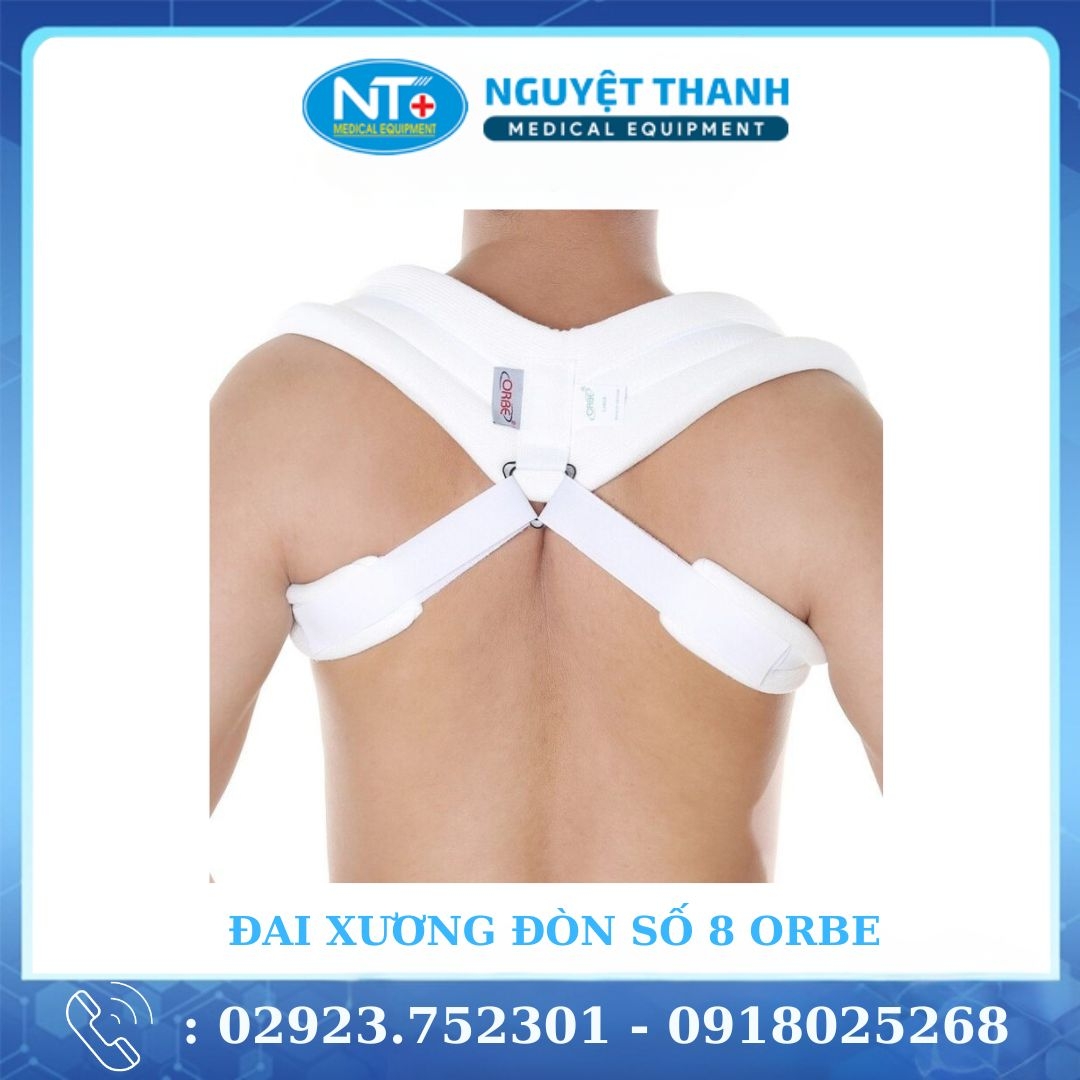 Đai Số 8 H1 Orbe - Giúp Cố định chấn thương gãy xương đòn, trật khớp cùng đòn