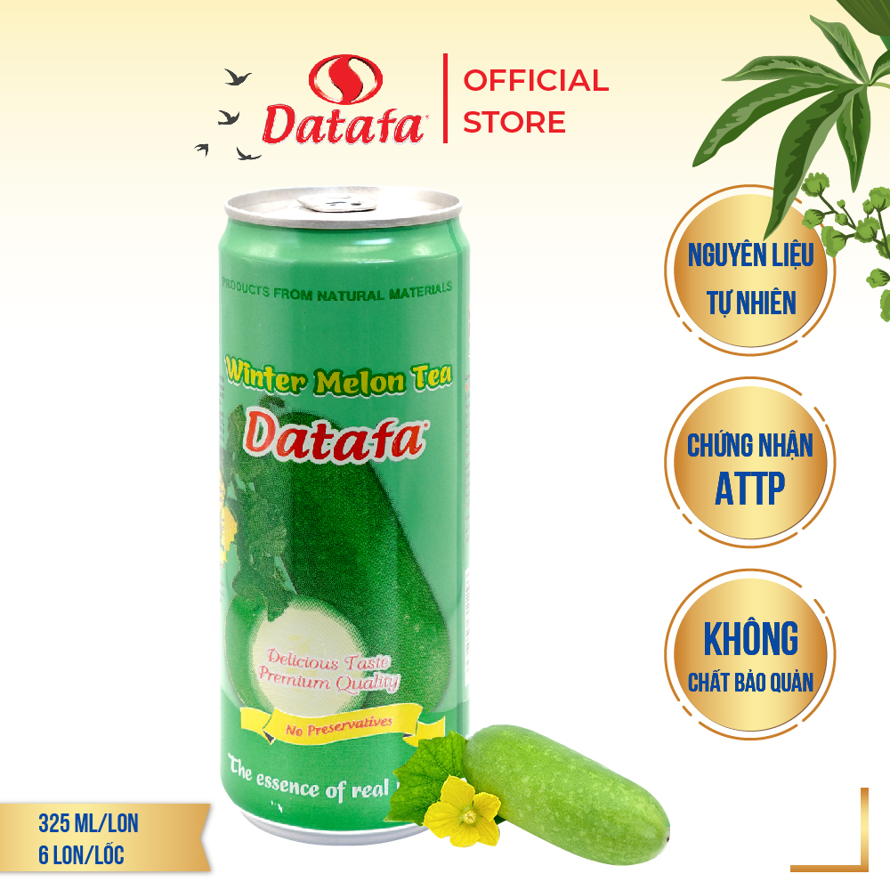Trà Bí Đao Datafa - Lốc 6 Lon 325ml