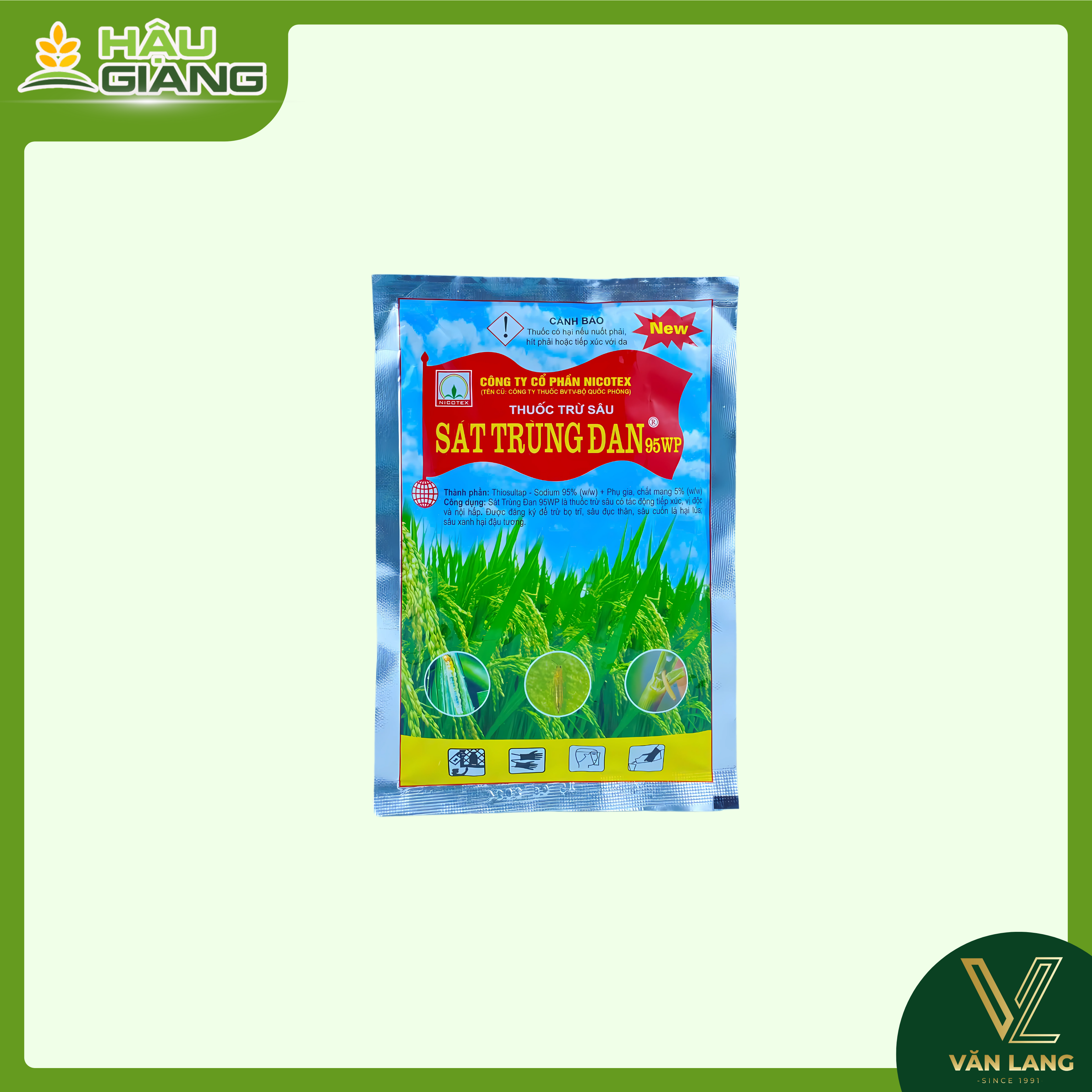 NICOTEX - Thuốc trừ sâu SATTRUNGDAN 100GR