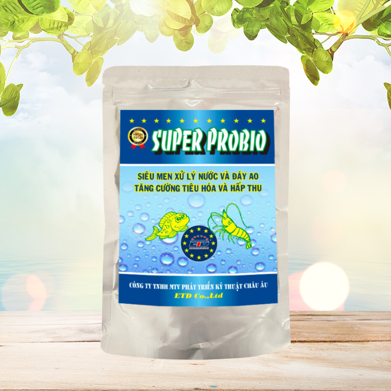 SUPER PROBIO - Siêu Men Xử Lý Nước Và Đáy Ao, Tăng Cường Tiêu Hóa
