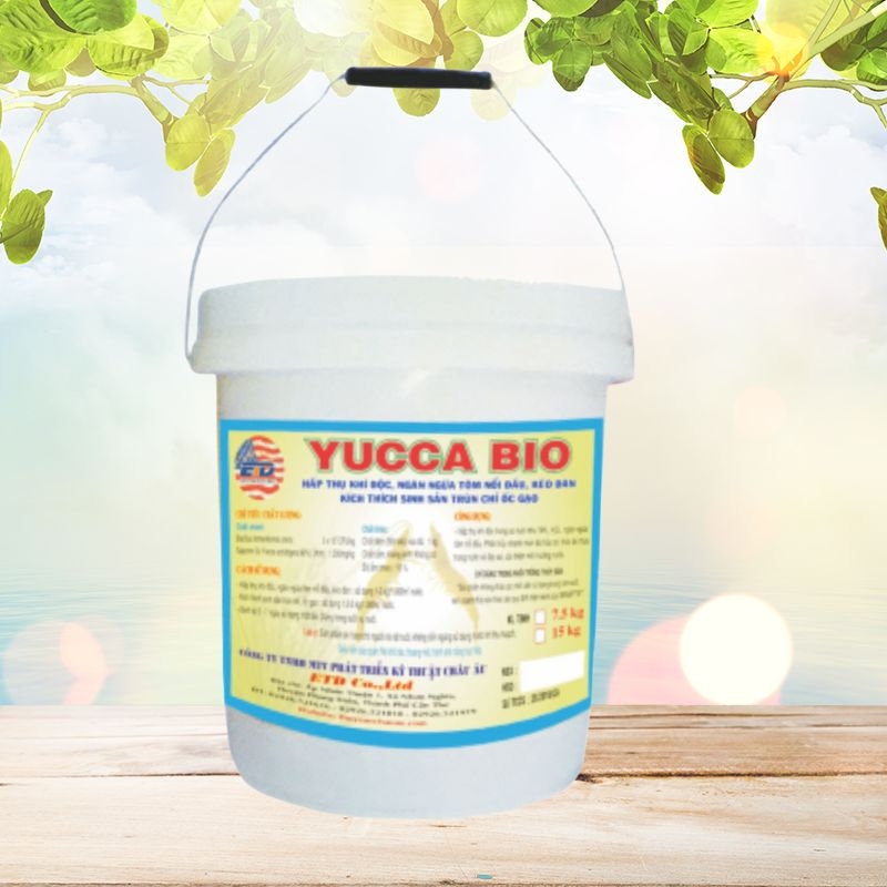 YUCCA BIO - Hấp Thụ Khí Độc, Ngăn Ngừa Tôm Nổi Đầu, Kéo Đàn