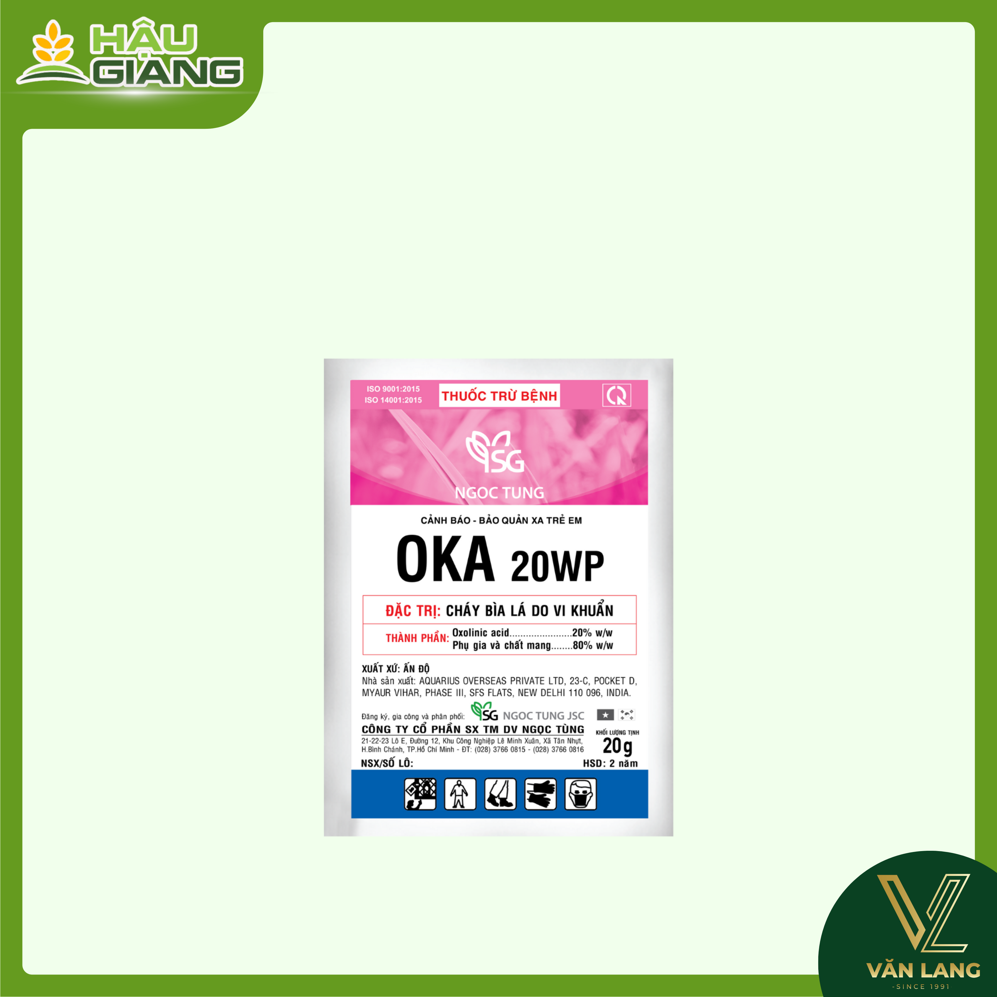 NGỌC TÙNG - Thuốc trừ bệnh OKA 20WP/20GR