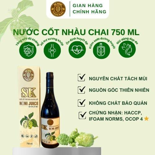 NƯỚC CỐT NHÀU NGUYÊN CHẤT SK NONI CHAI 750 ML 