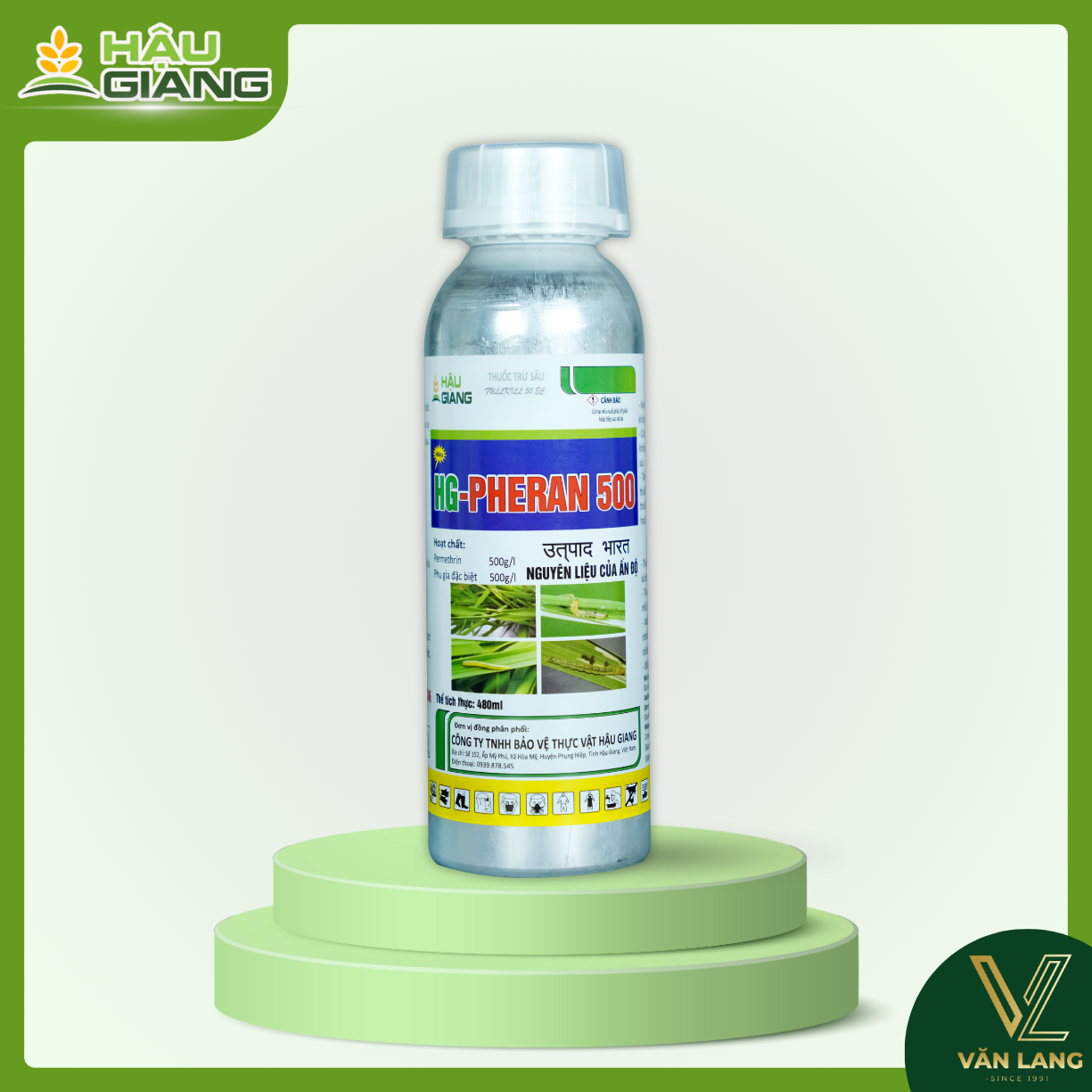 HẬU GIANG - Thuốc trừ sâu PHERAN 500EC 480ML (AL)