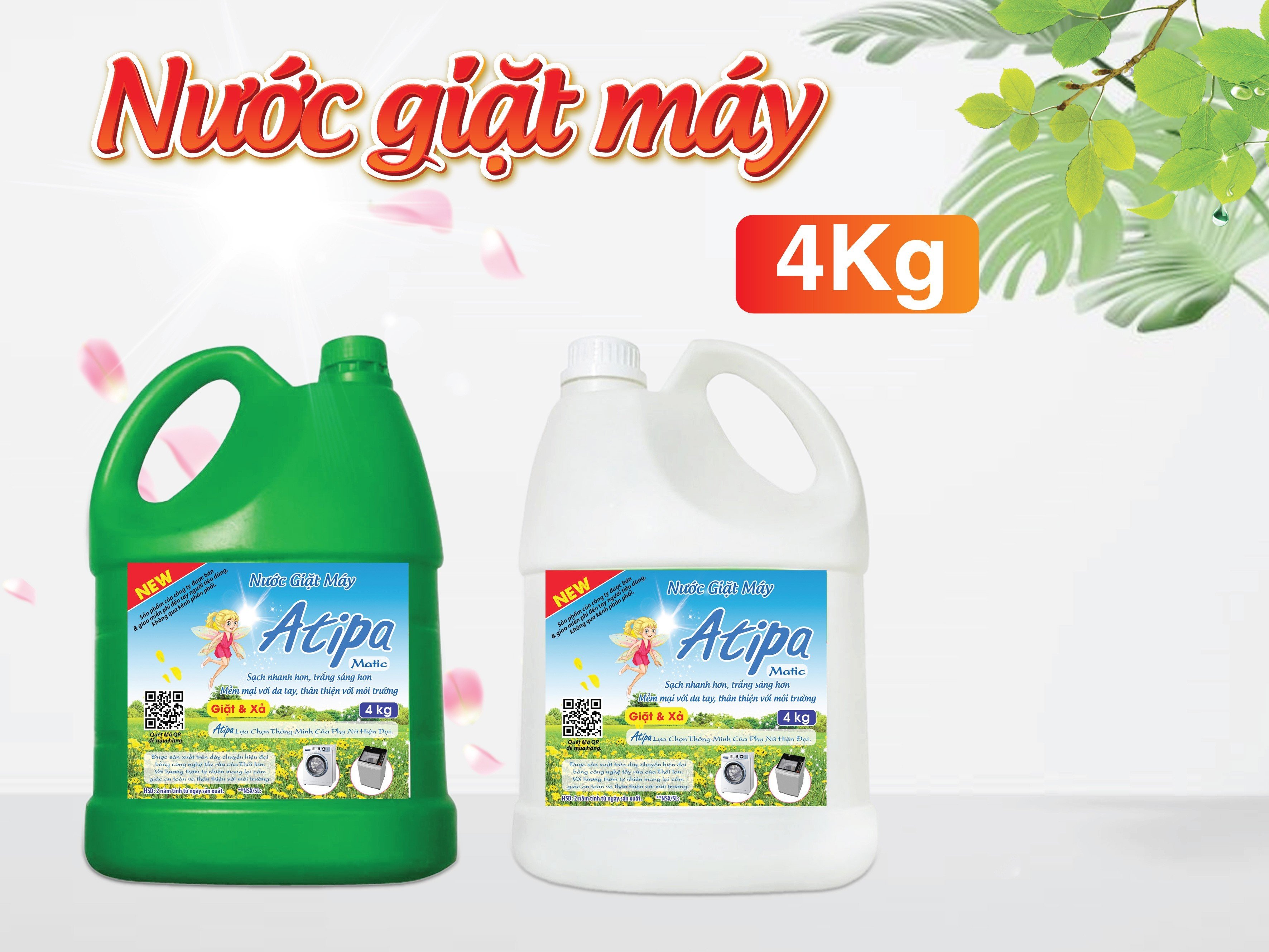 NƯỚC GIẶT MÁY ATIPA 4KG