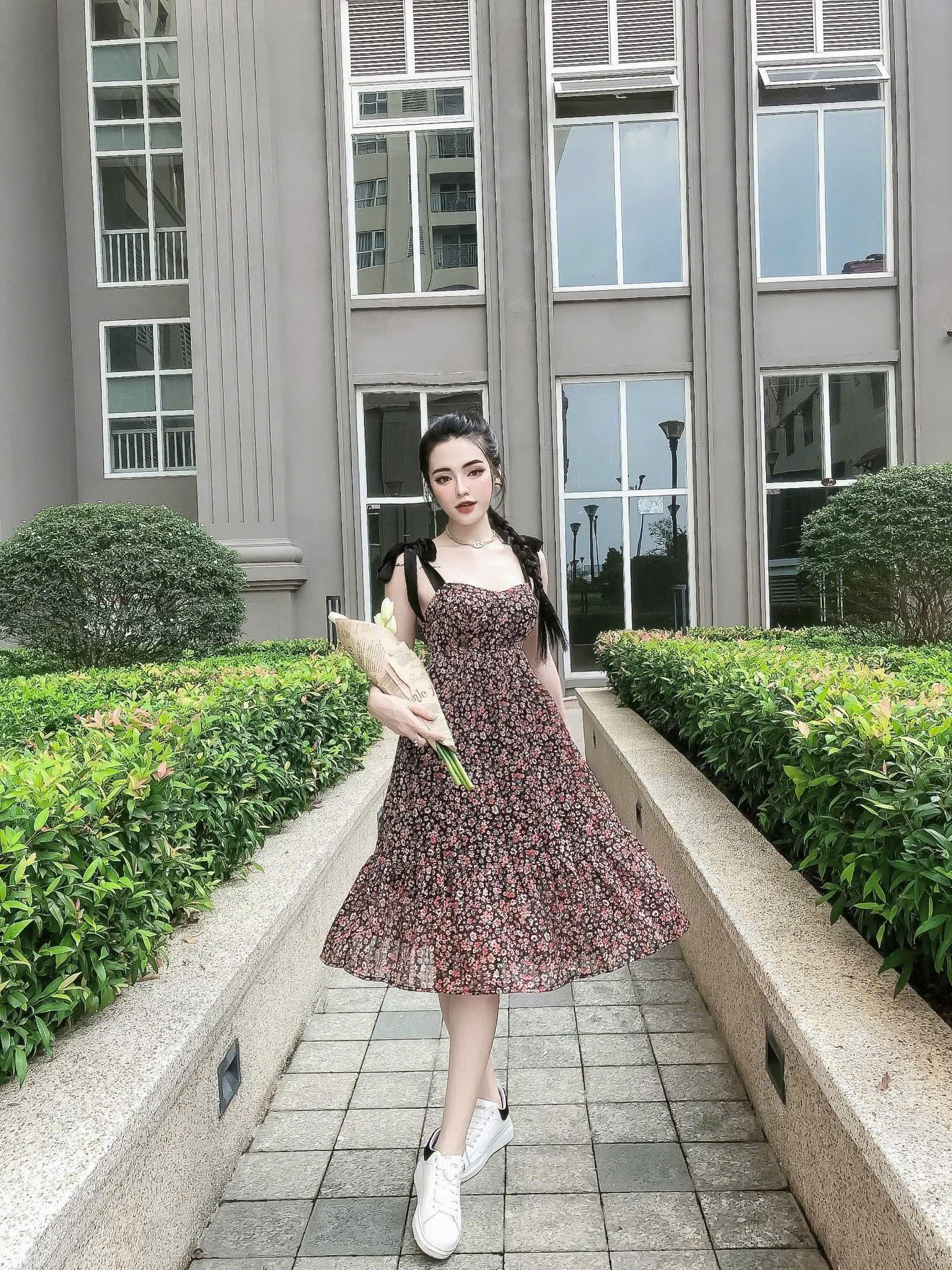 Đầm Maxi 2 Dây Duyên Dáng - LN120