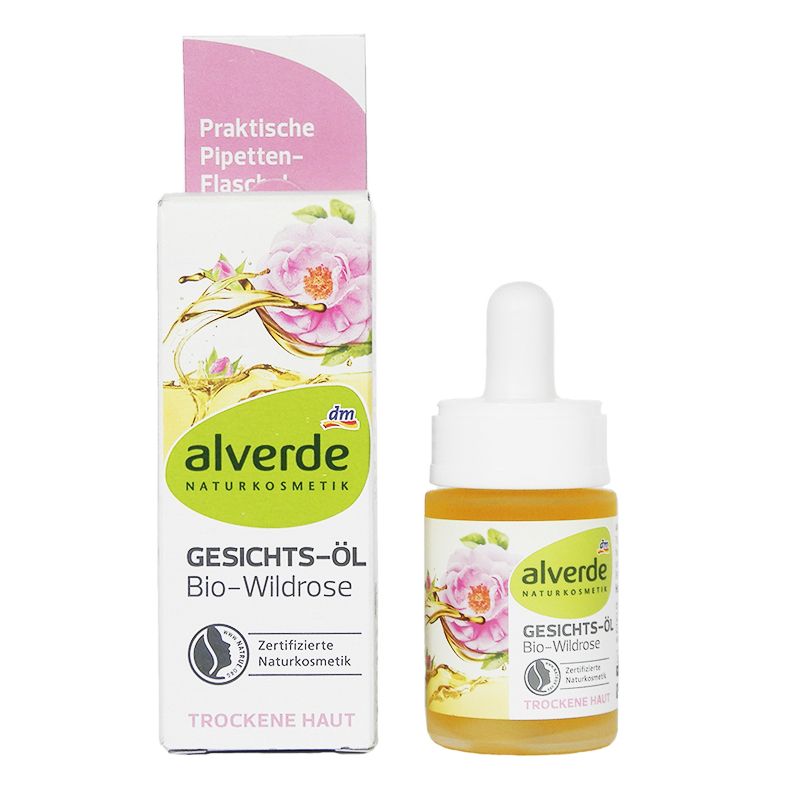 ALVERDE - Tinh dầu hoa hồng chăm sóc da mặt - NATURCOSMETICS Bio-Wildrose, 15 ml
