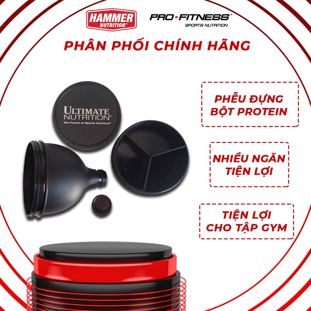 Phễu Đựng Bột Protein 3 Ngăn - Hộp Đựng Bột 2 Lớp Đa Năng