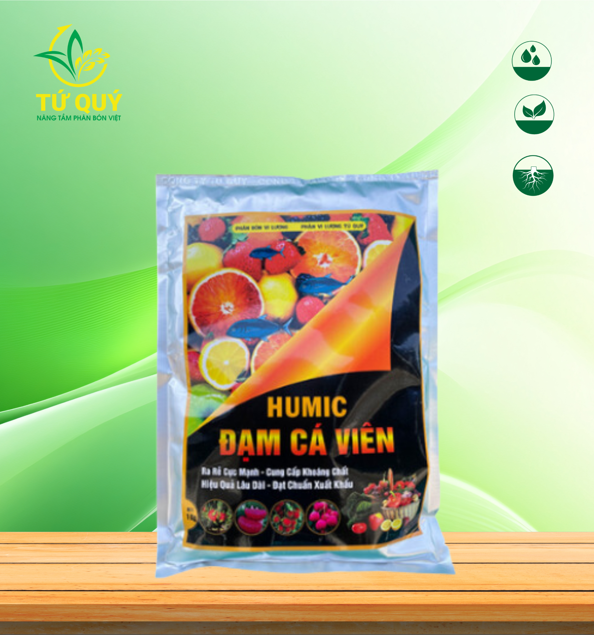 HUMIC Đạm Cá Viên Gói 1Kg