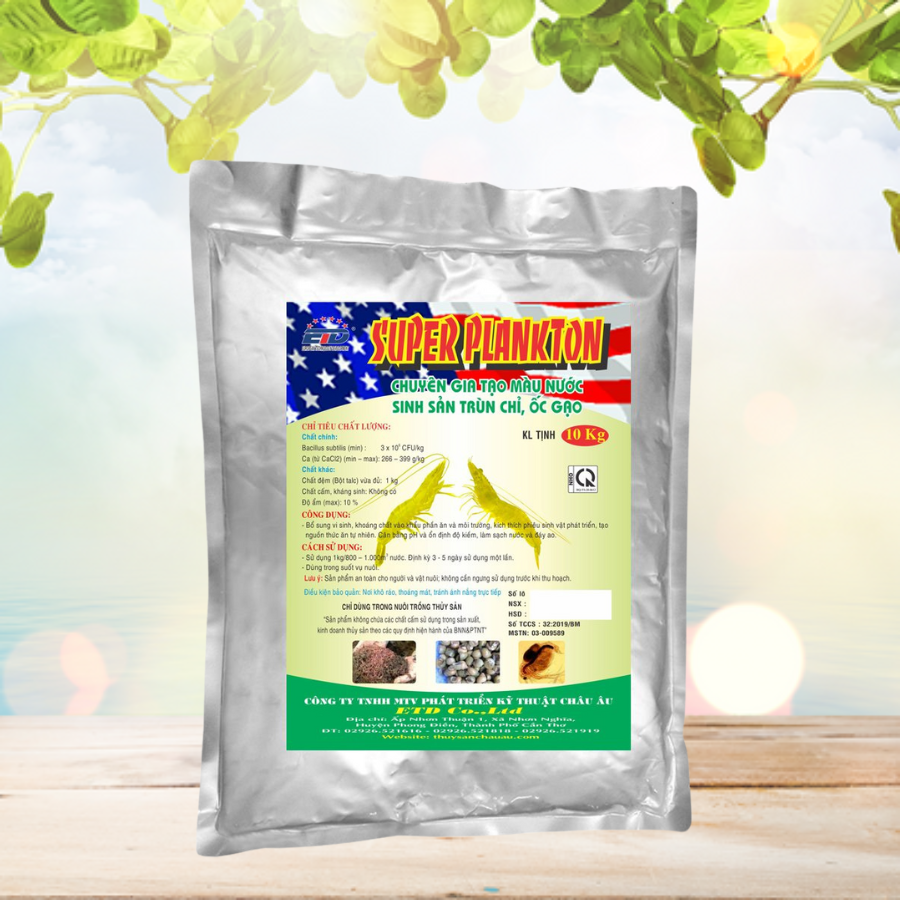 SUPER PLANKTON - Chuyên Gia Tạo Màu Nước, Sinh Sản Trùn Chỉ, Ốc Gạo
