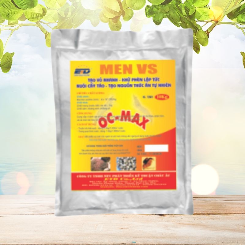OC-MAX - Gây Tảo, Sinh Sản Trùng Chỉ, Ốc Gạo, Khử Phèn, Giúp Tôm Lột, Tạo Vỏ.