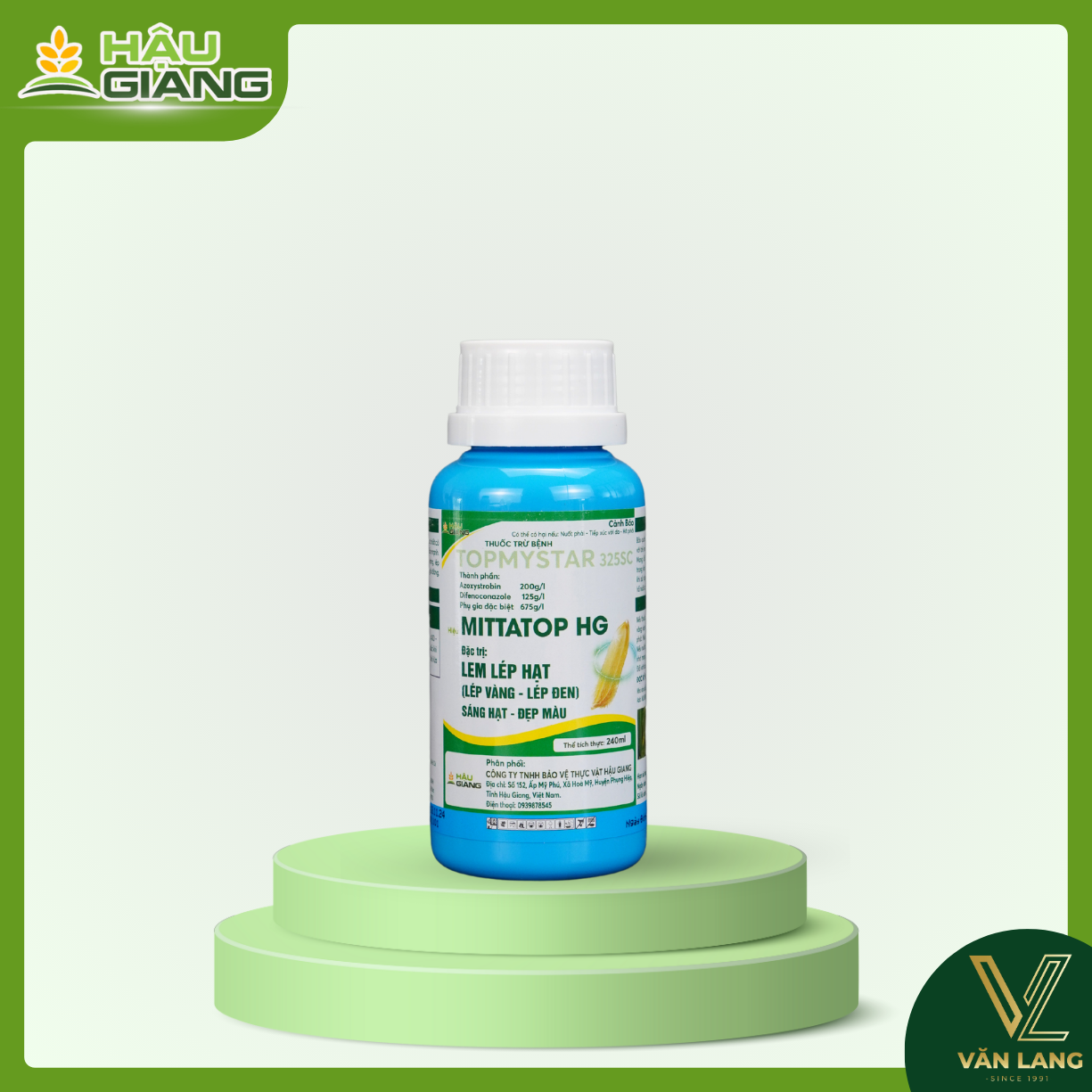 HẬU GIANG - Thuốc trừ bệnh MITTATOP 325SC 240ml