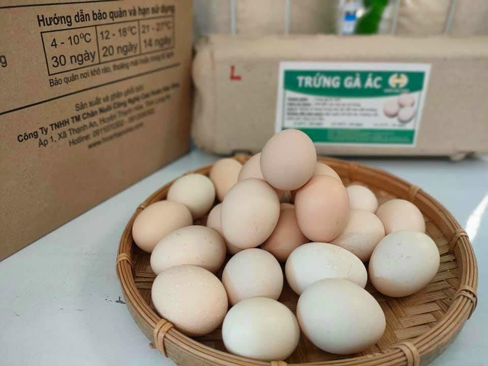 Trứng gà ác (Gà Ri) so Hoàn Hảo Food 