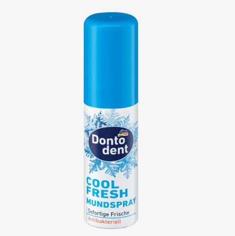 DONTODENT COOL FRESH - Xịt thơm miệng tươi mát khử mùi hôi miệng, lọ 15ml