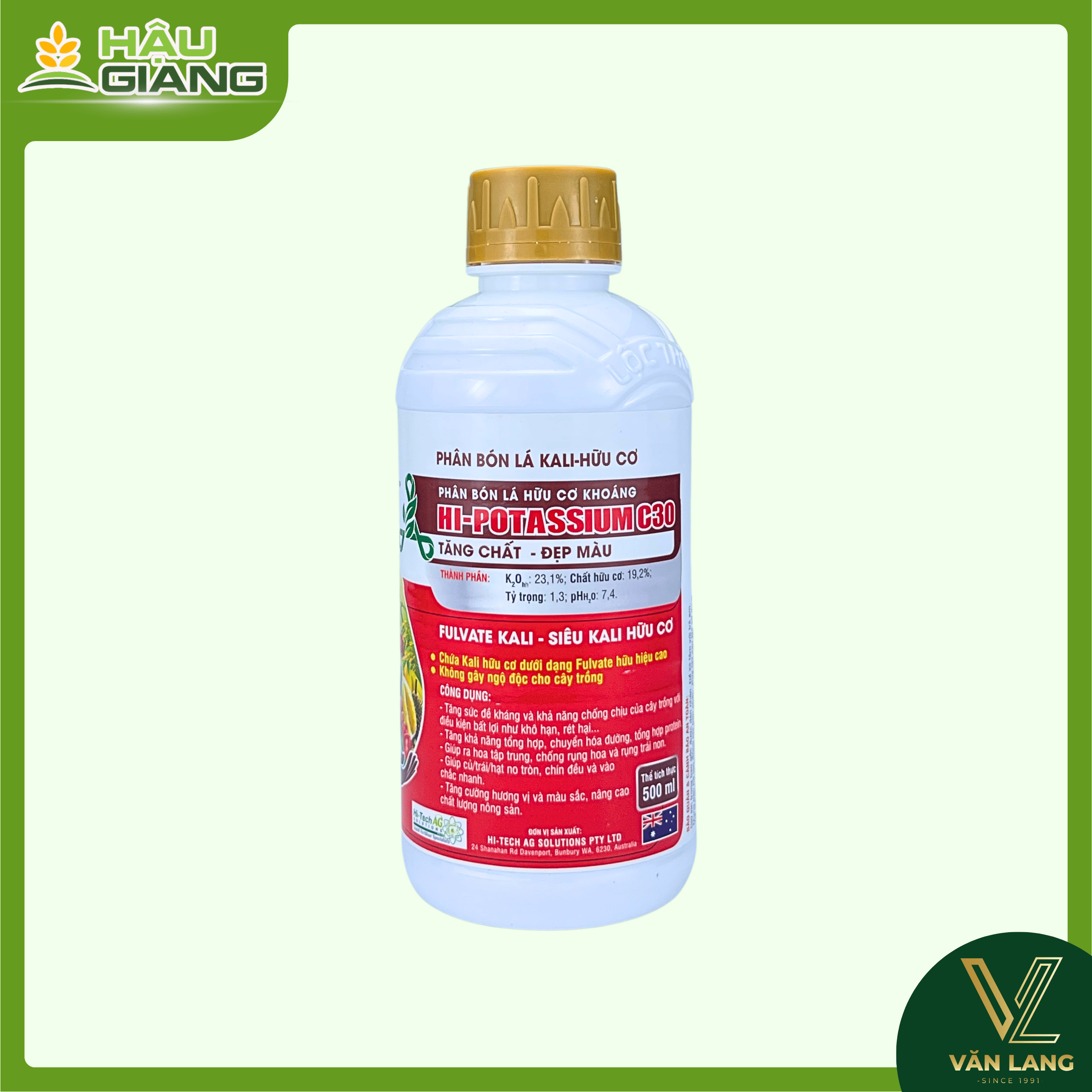LỘC TRỜI - Phân bón lá HI-POTASSIUM C30 500ML