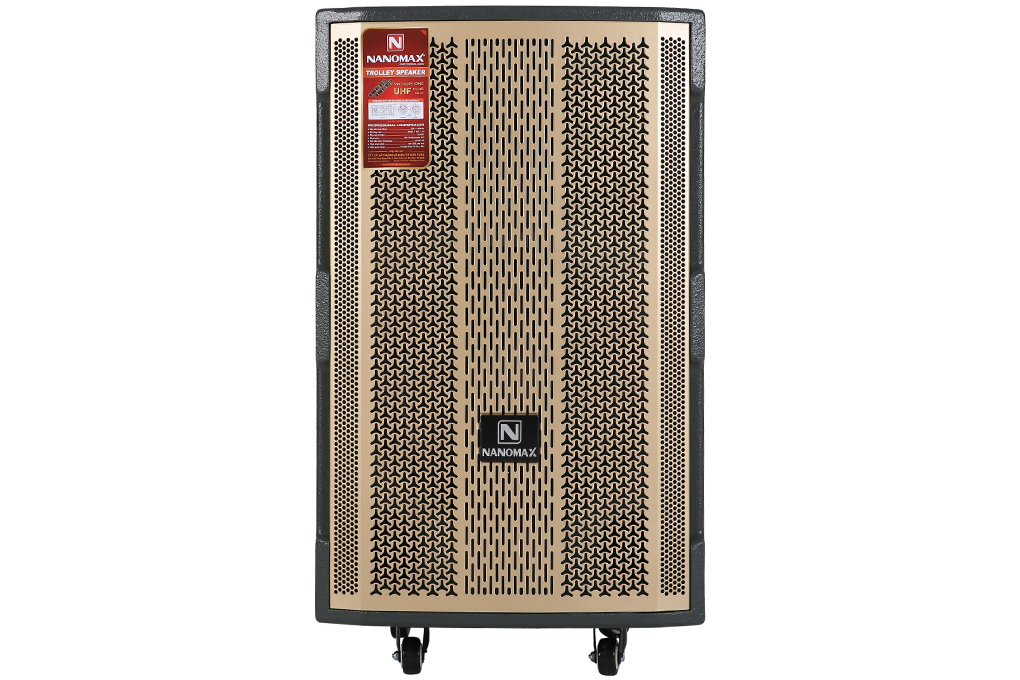 Loa kéo karaoke Nanomax S-1000 (Bass 30cm, 450W, kèm 2 micro, pin 4 - 6h)