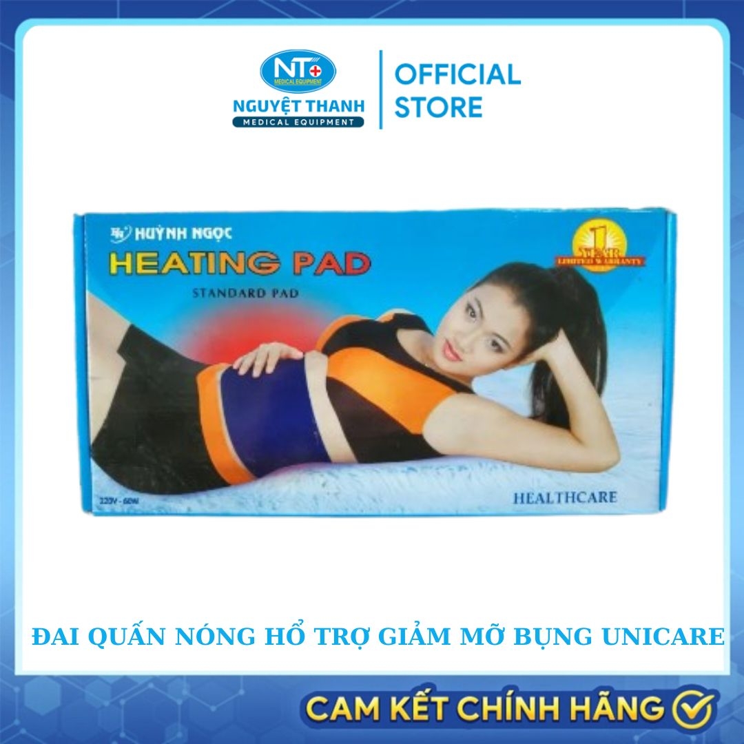 Nịt bụng nóng Heating Pad Unicare - Hổ Trợ Giảm Mỡ Bụng 