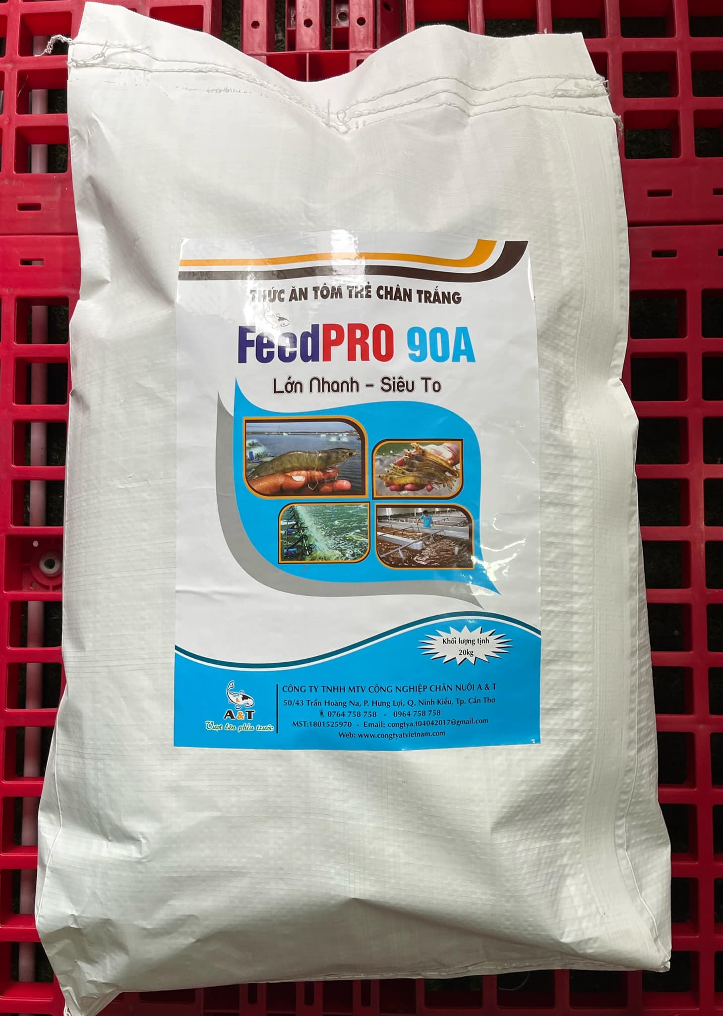 FeedPRO 90A - Thức  ăn TÔM THẺ CHÂN TRẮNG