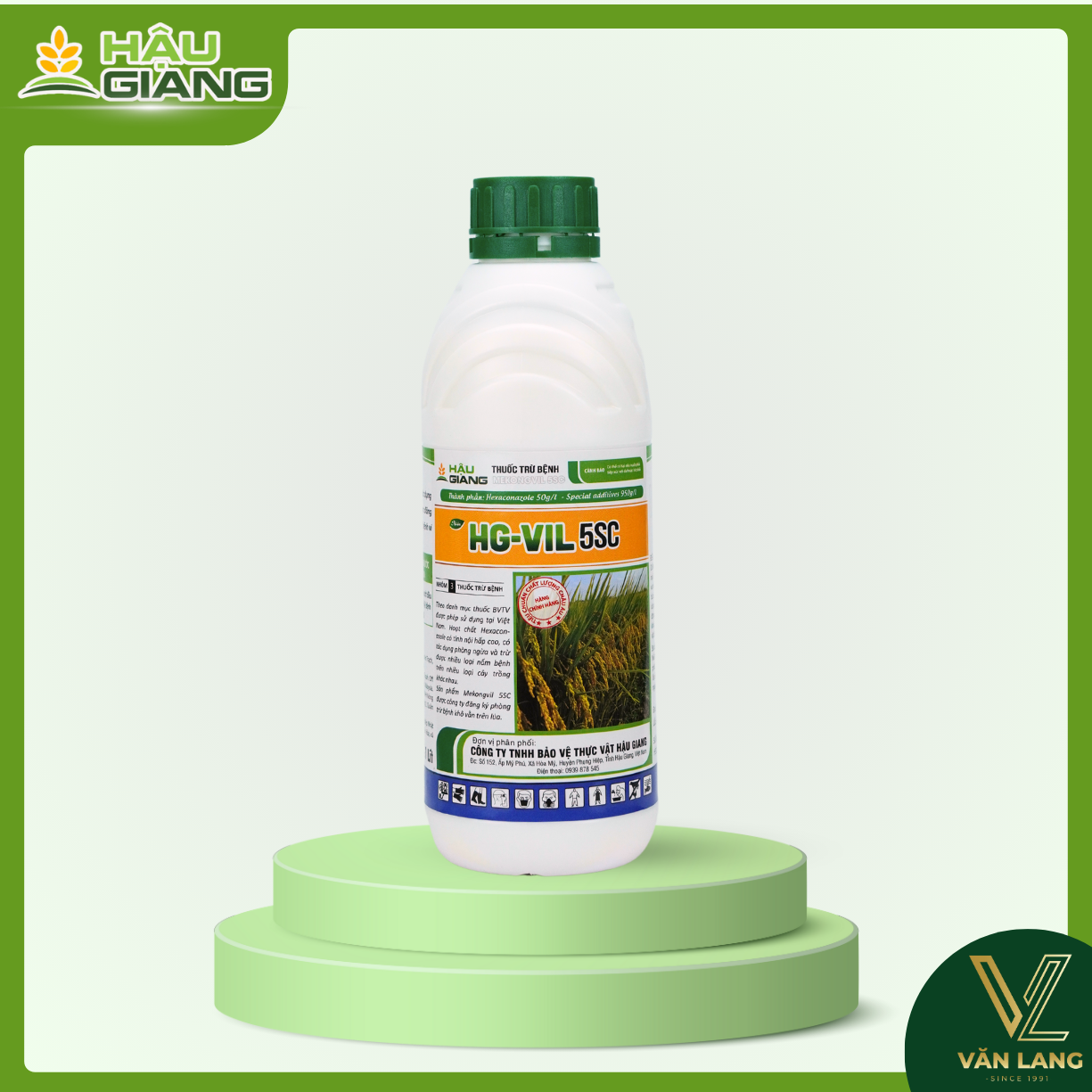 HẬU GIANG - Thuốc trừ bệnh HG VIL 5SC 1L