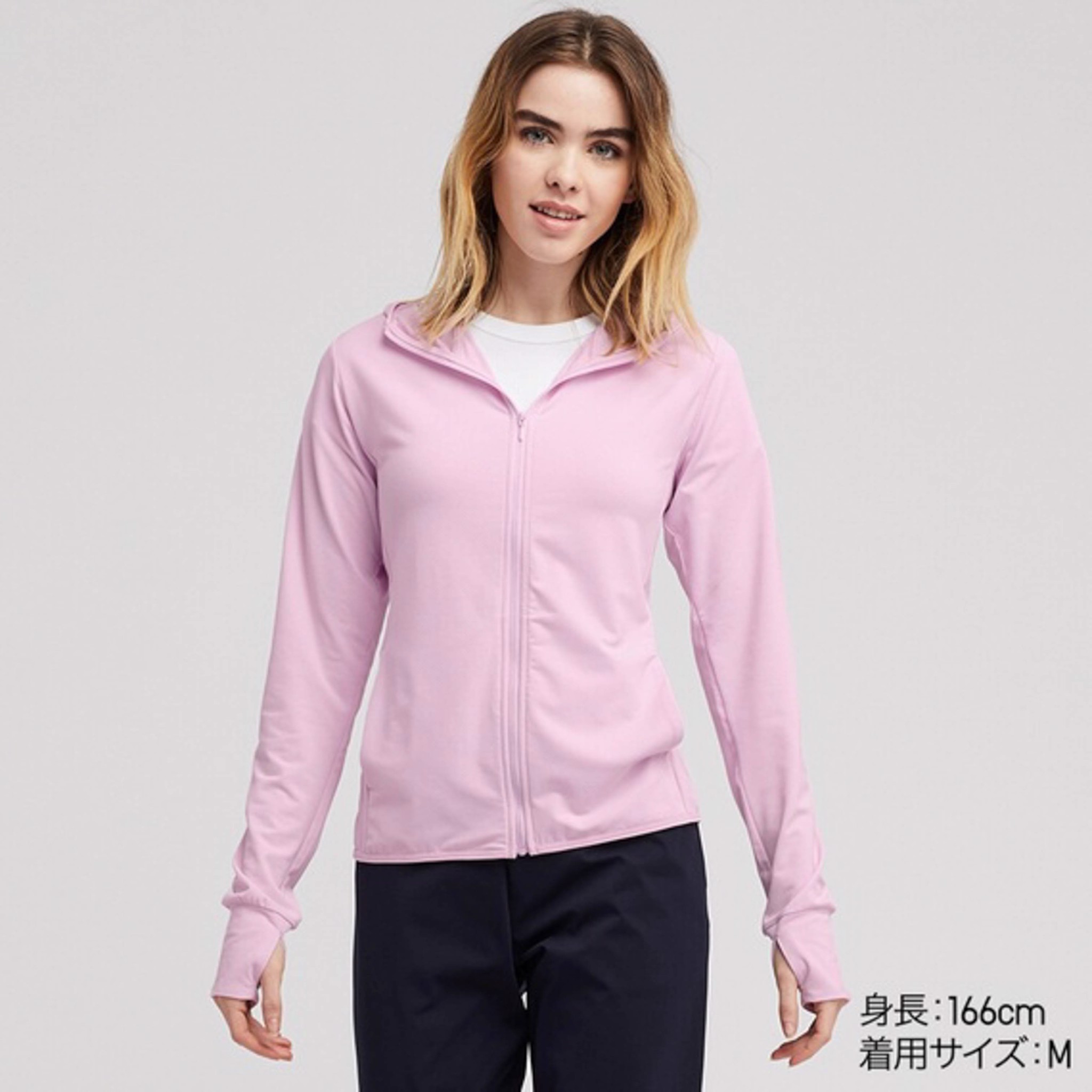 Áo chống nắng Uniqlo Airism 10 Pink 2019 nhiều size  Size M