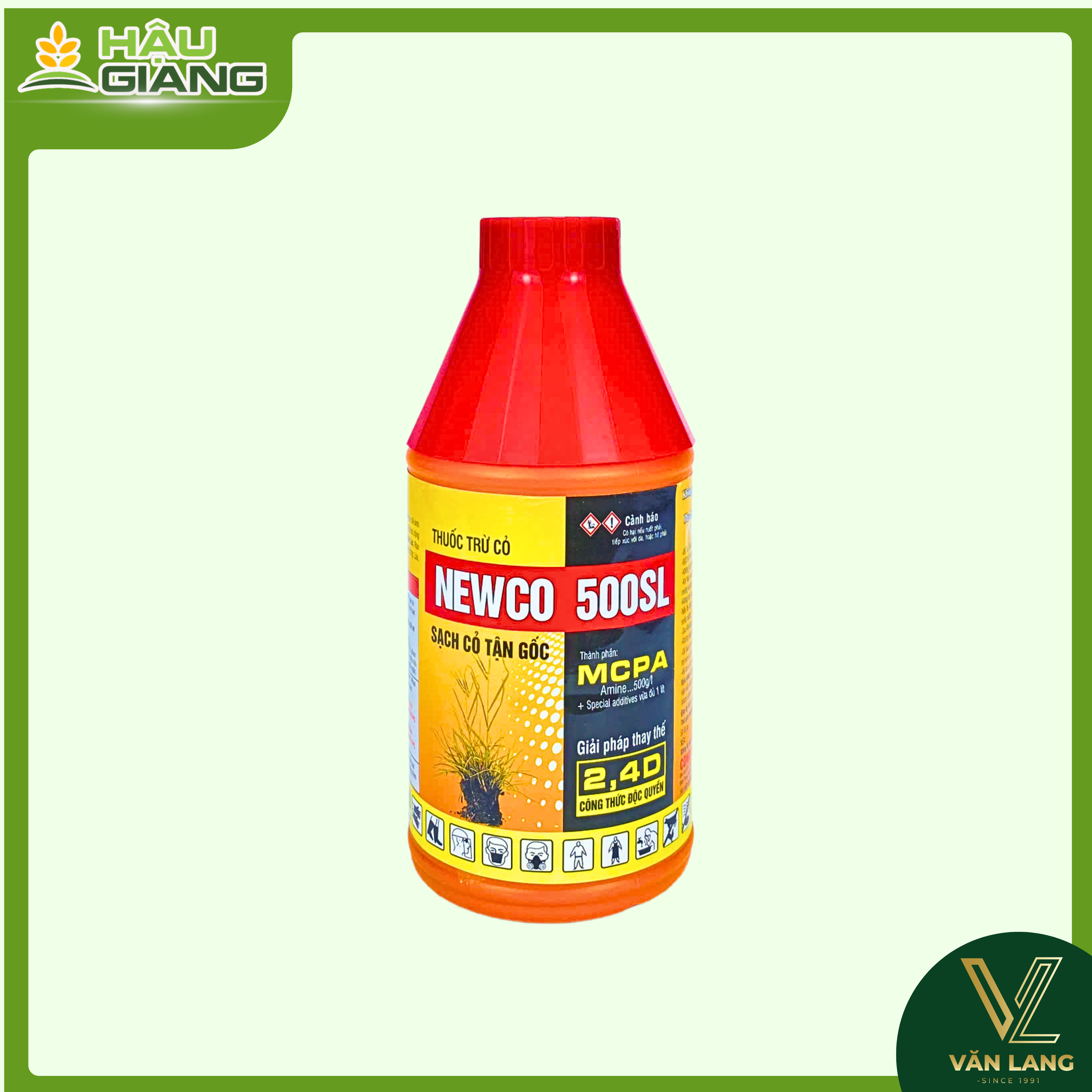 AN NÔNG - Thuốc trừ cỏ 2,4D NEWCO 500SL 450ML