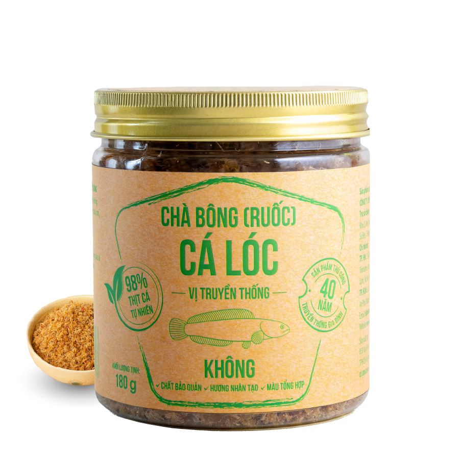 Chà bông (Ruốc) cá vị truyền thống 100g - 180g