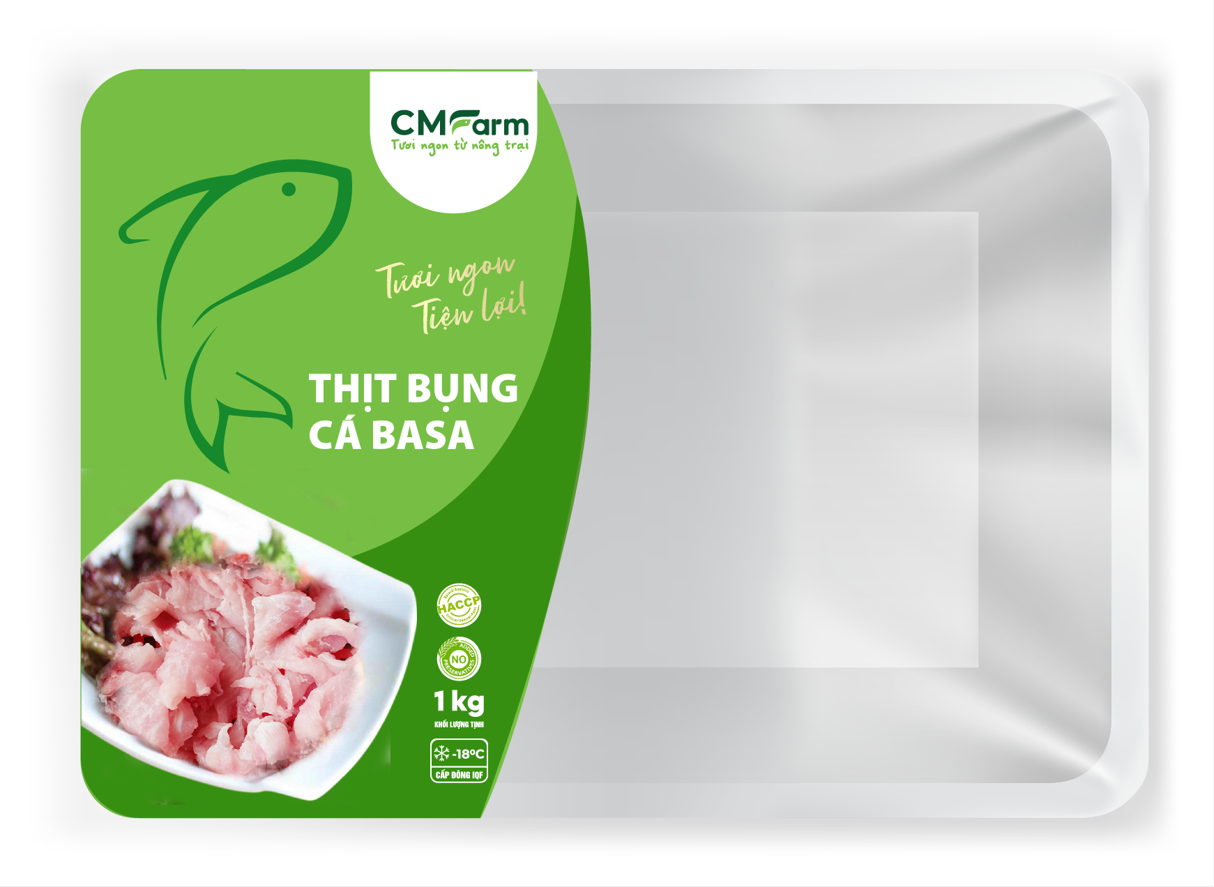 Thịt bụng cá (vè cá) Basa 1kg
