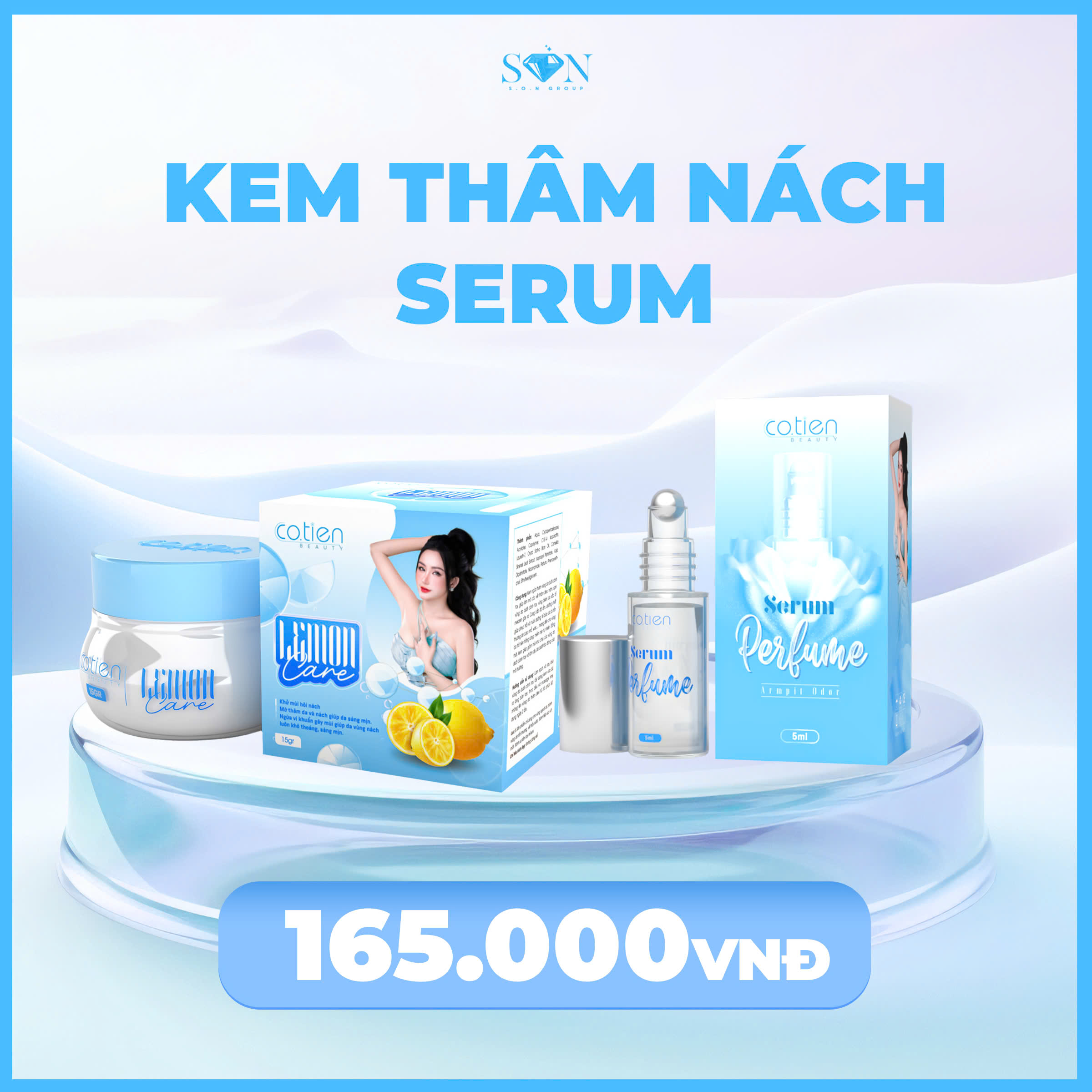 COMBO KEM GIẢM THÂM NÁCH LEMON CARE