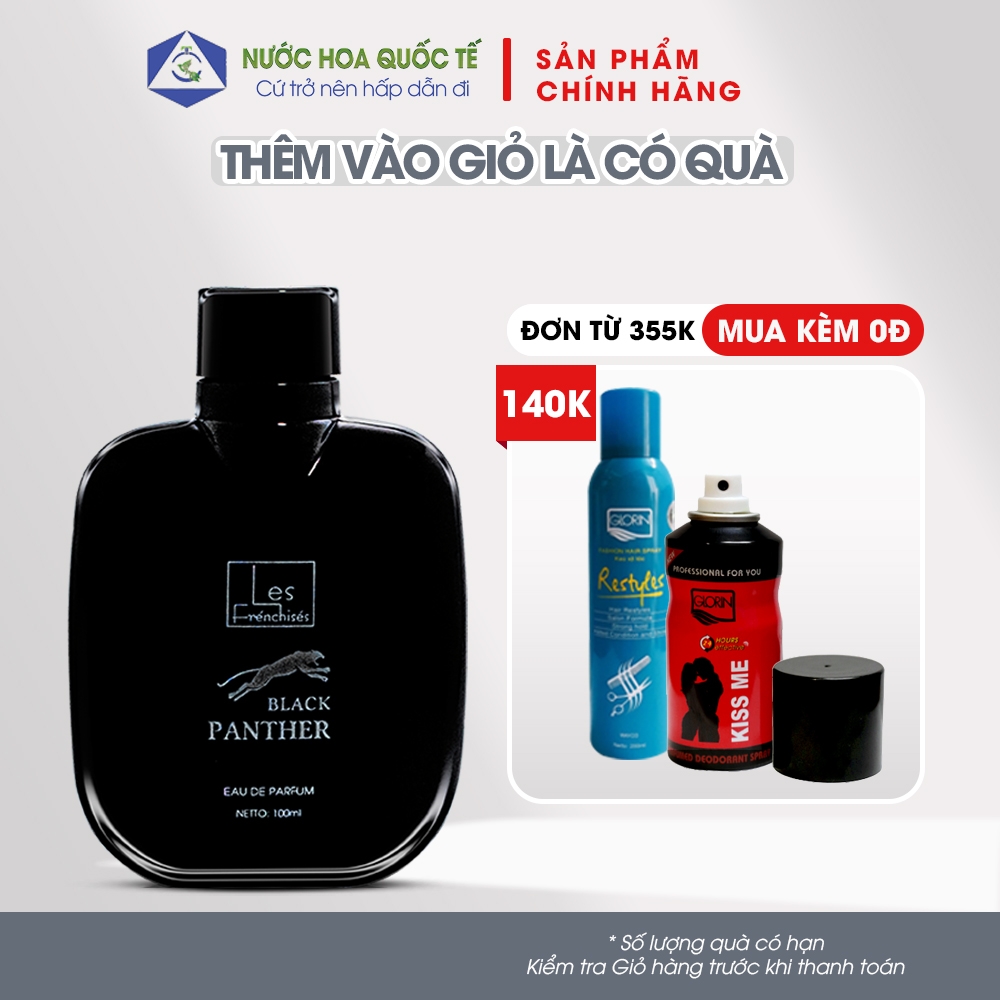 Nước Hoa Nam Unisex Les Frénchisés PANTHER 100ml (5 phiên bản mùi hương Polo, Lanotte, Dible, Celeb)