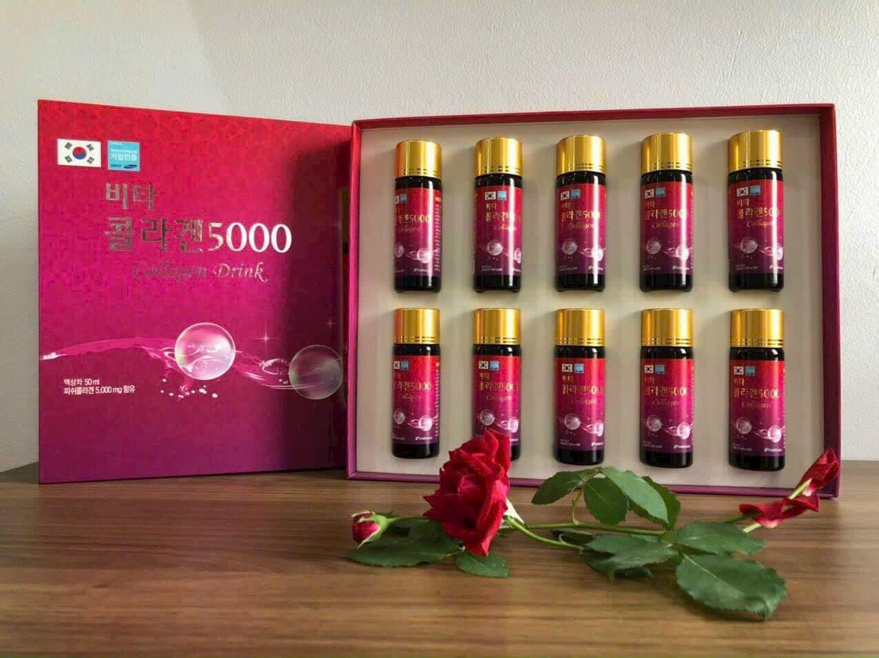 Nước uống Collagen 5000mg Well Bio ( 50ml x 10 chai )