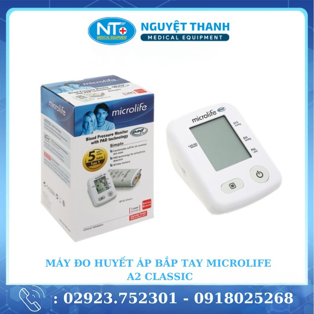 Máy Đo Huyết Áp Điện Tử Bắp Tay  A2 Classic