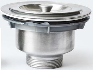 Đầu xả chậu inox D140 