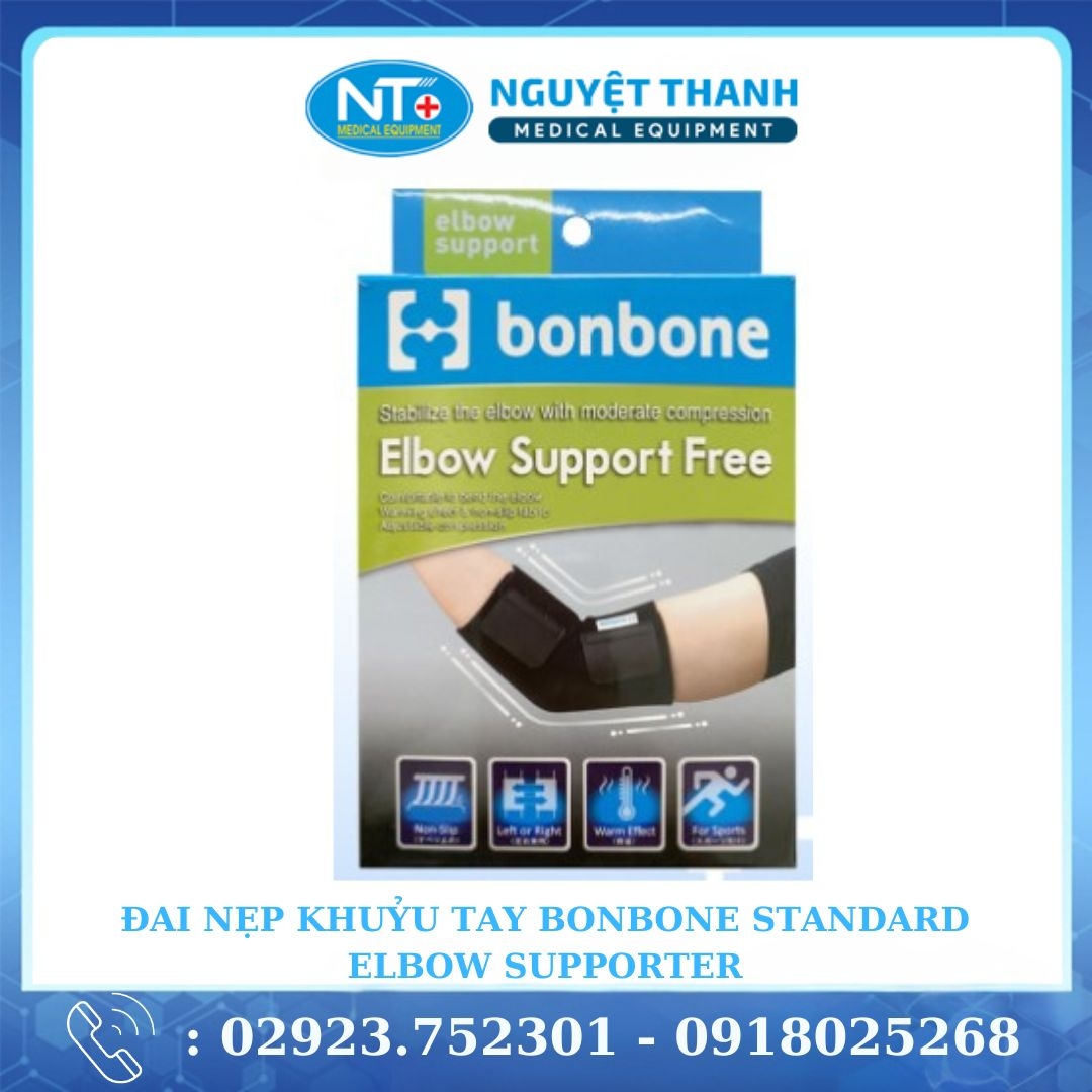 Đai Nẹp Khuỷu Tay Bonbone Standard Elbow Supporter - Bảo Vệ Khuỷu Tay Hiệu Quả