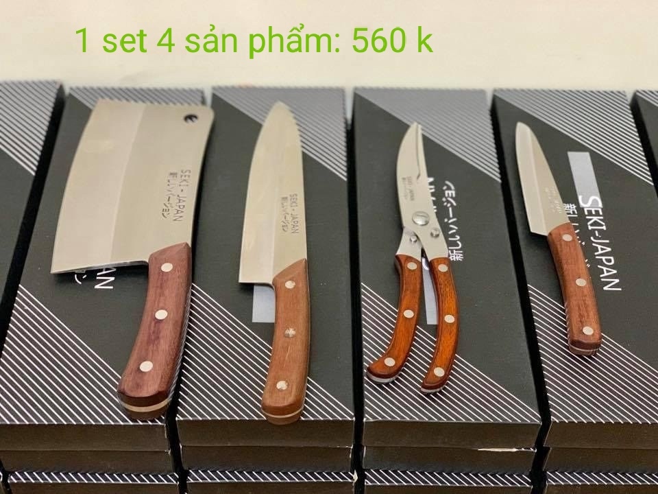 Bộ dao, kéo Seki Nhật (Set 4 món)