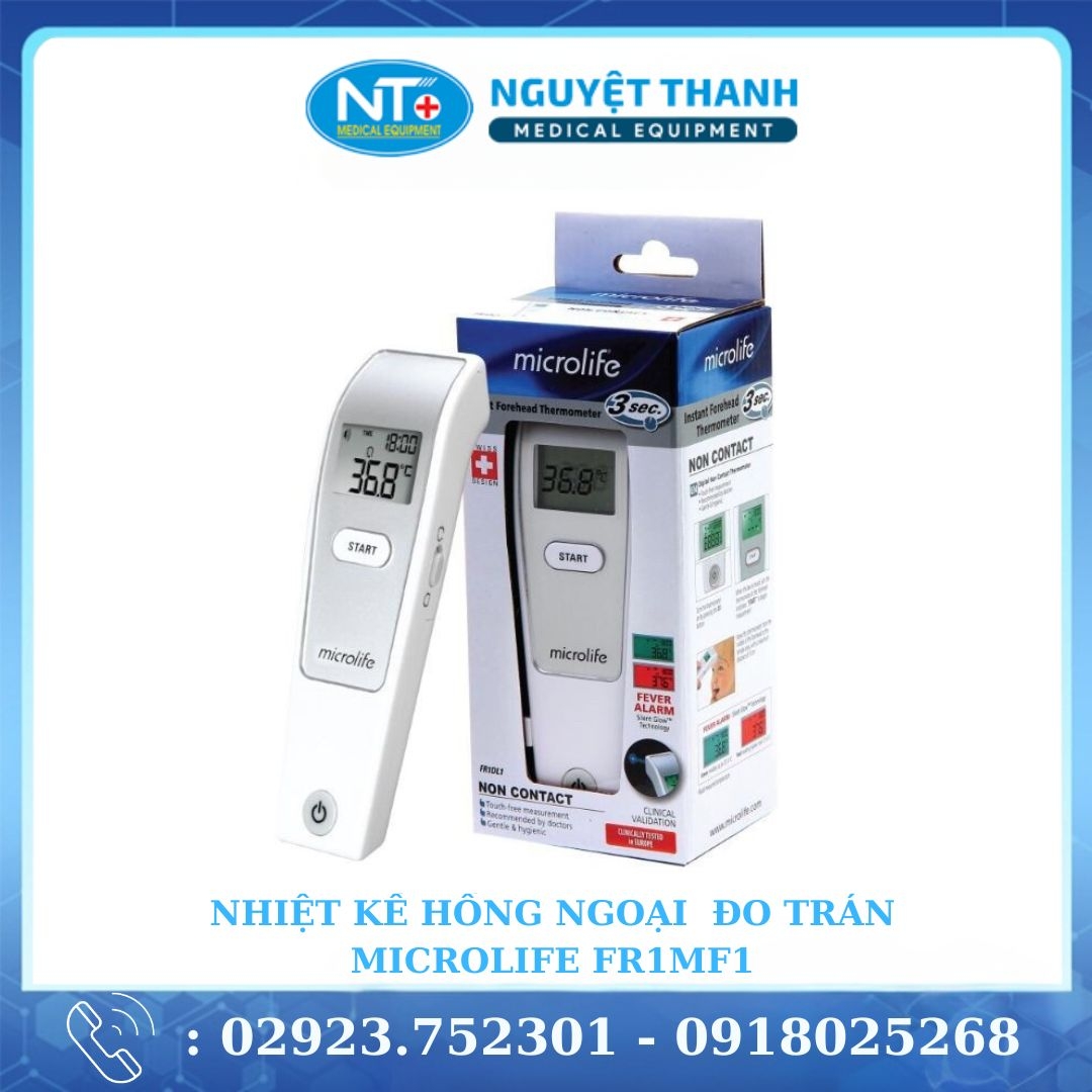 Nhiệt Kế Hồng Ngoại  Đo Trán Microlife FR1MF1