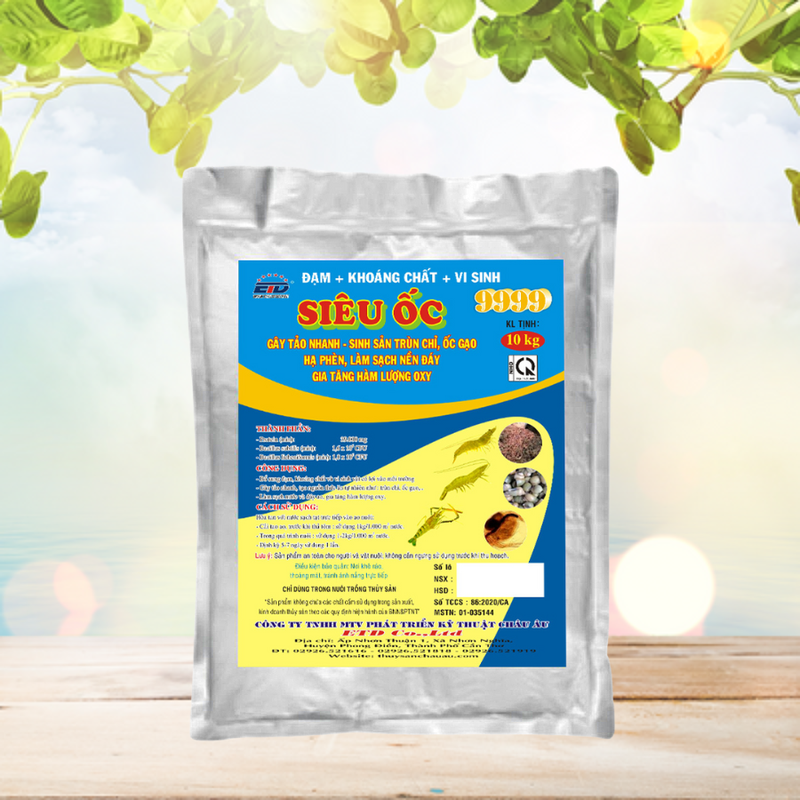 SIÊU ỐC 9999 - Gây Tảo, Sinh Sản Trùn Chỉ, Ốc Gạo, Hạ Phèn, Làm Sạch Nền Đáy.