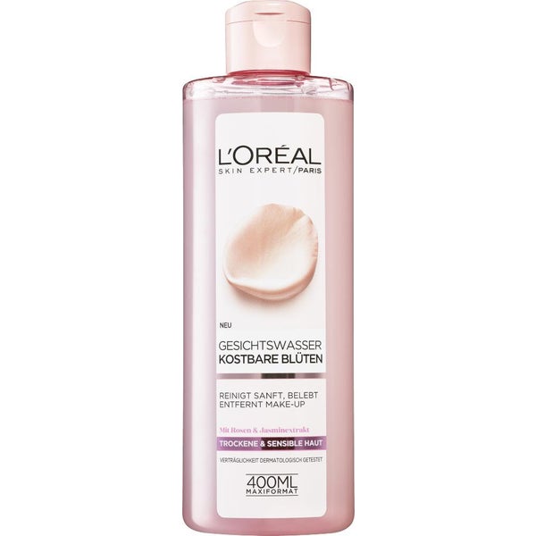 L'Oreal Paris kostbare Blüten Gesichtswasser - Nước hoa hồng dưỡng da, lọ 400ml