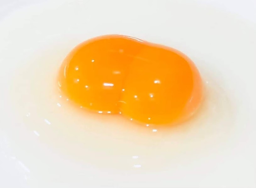 Trứng gà ác 2 lòng đỏ Hoàn Hảo Food (Hộp giấy 12 trứng)