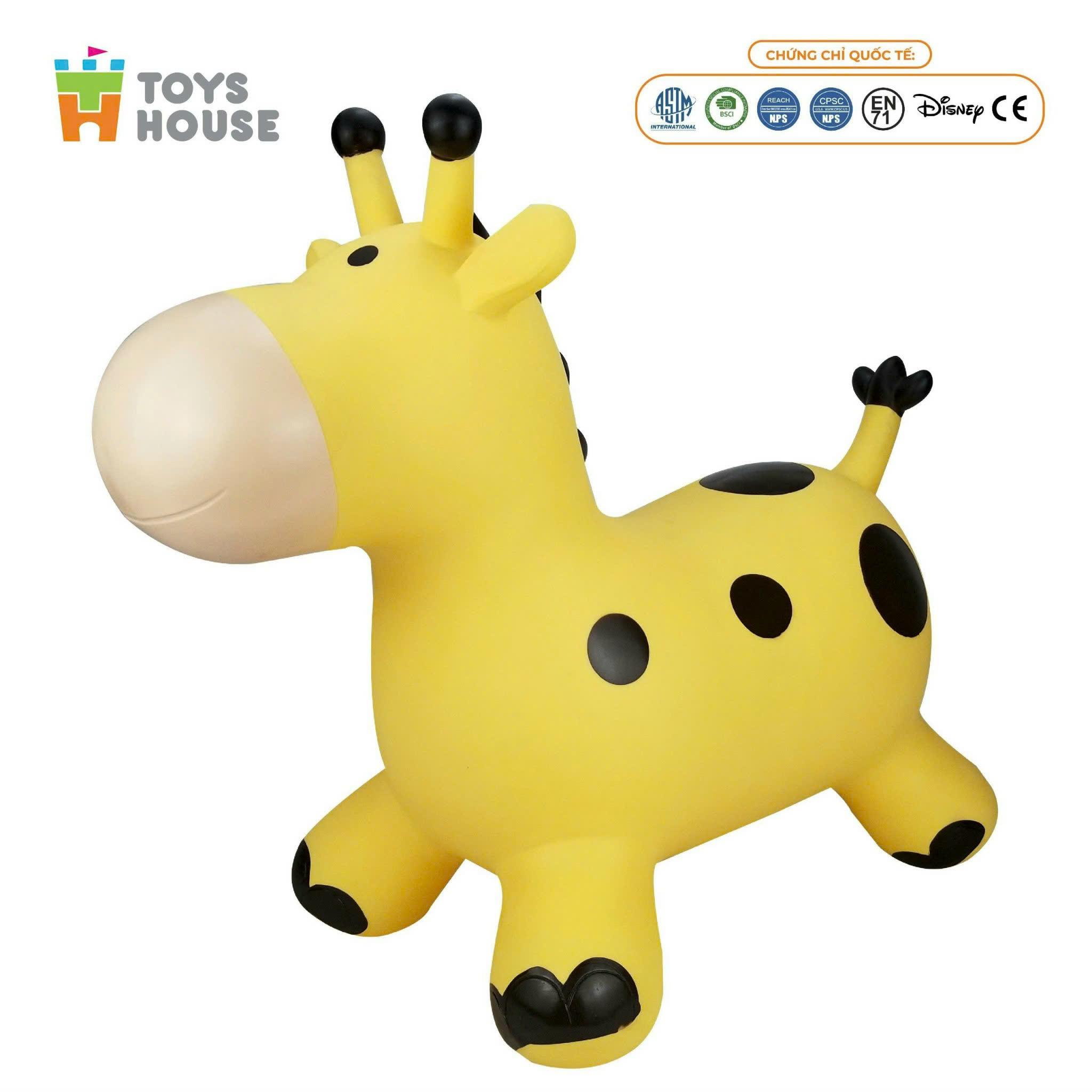 Thú Nhún Trẻ Em Cao Cấp Toyshouse (có kèm bơm và hộp)