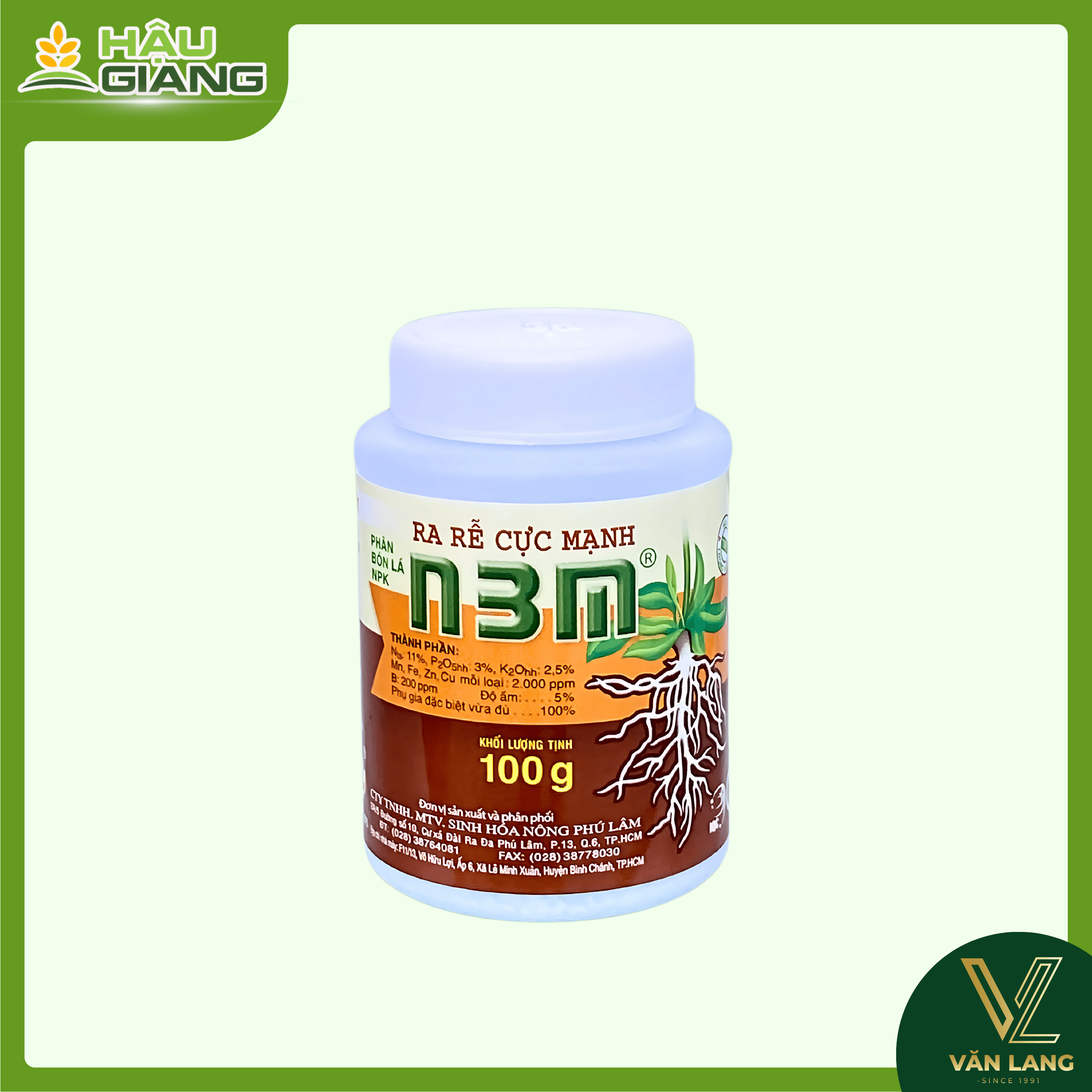 PHÚ LÂM - Phân bón lá NPK N3M 100GR