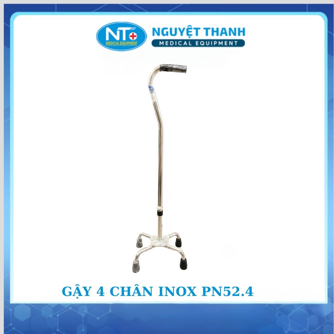 Gậy 4 Chân Inox PN52.4