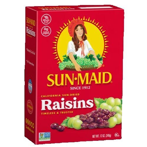 Nho khô nguyên chất Sun-Maid Raisins Hộp 340g vị ngọt tự nhiên, Nho Mỹ nhập khẩu