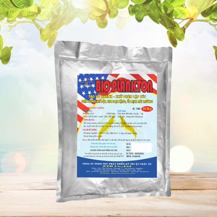 BIO PLANKTON - Tạo Vỏ Nhanh, Khử Phèn, Giải Phóng Khí Độc, Ổn Định Môi Trường