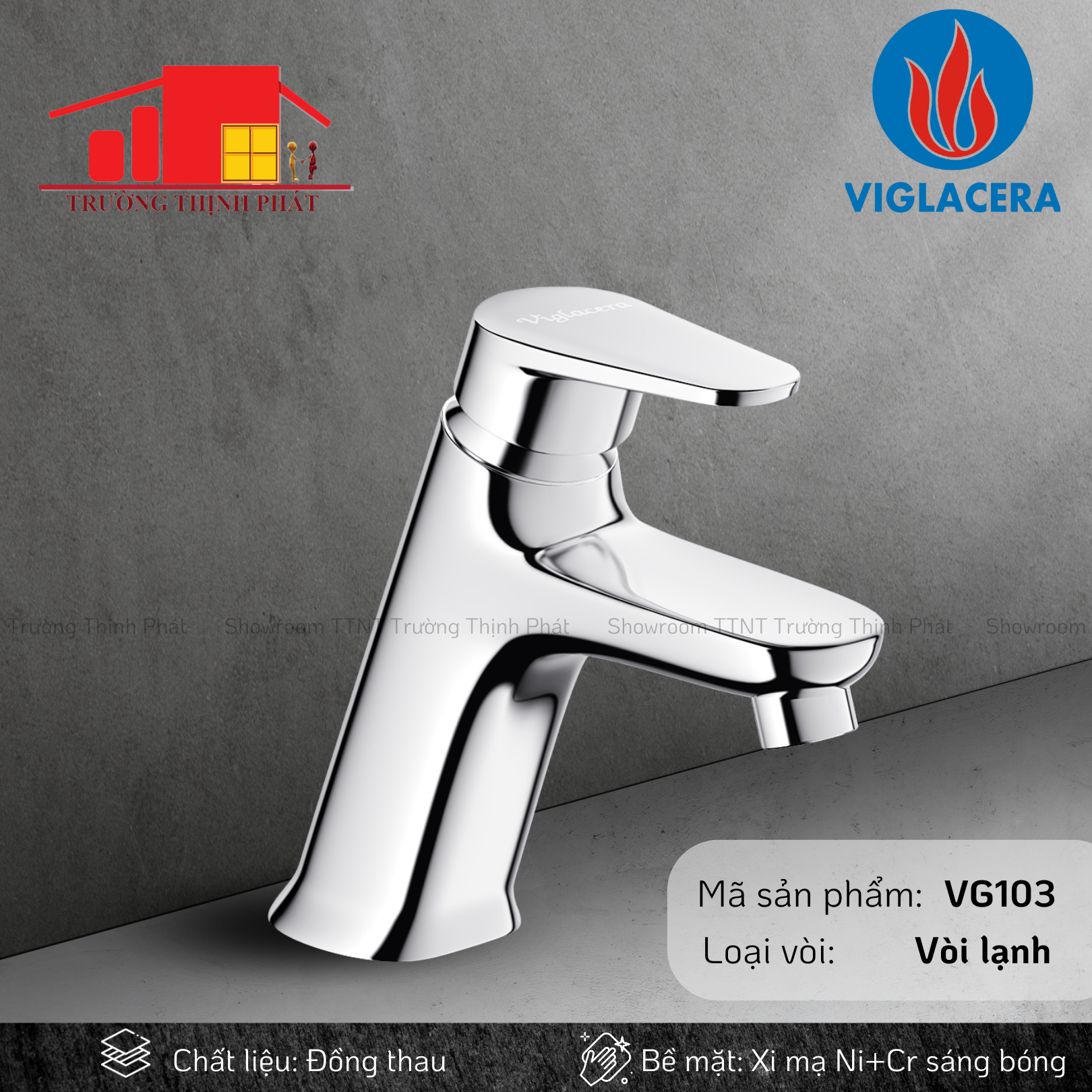 Vòi Lavabo Lạnh Viglacera