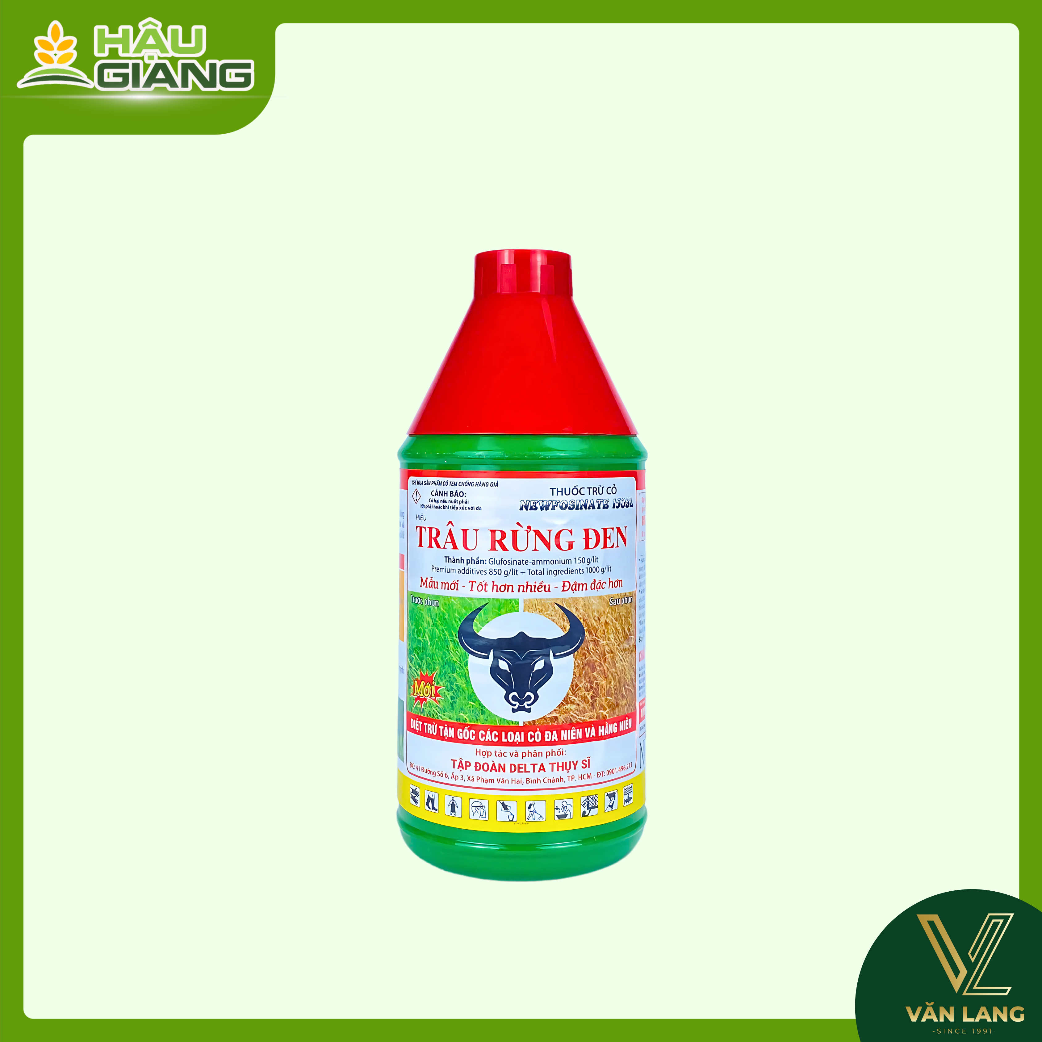 BMC - Thuốc trừ cỏ TRÂU RỪNG ĐEN 150SL 900ML